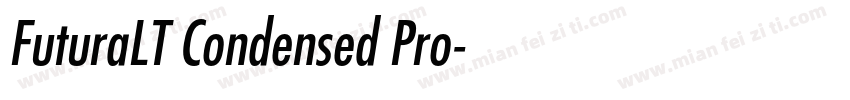 FuturaLT Condensed Pro字体转换